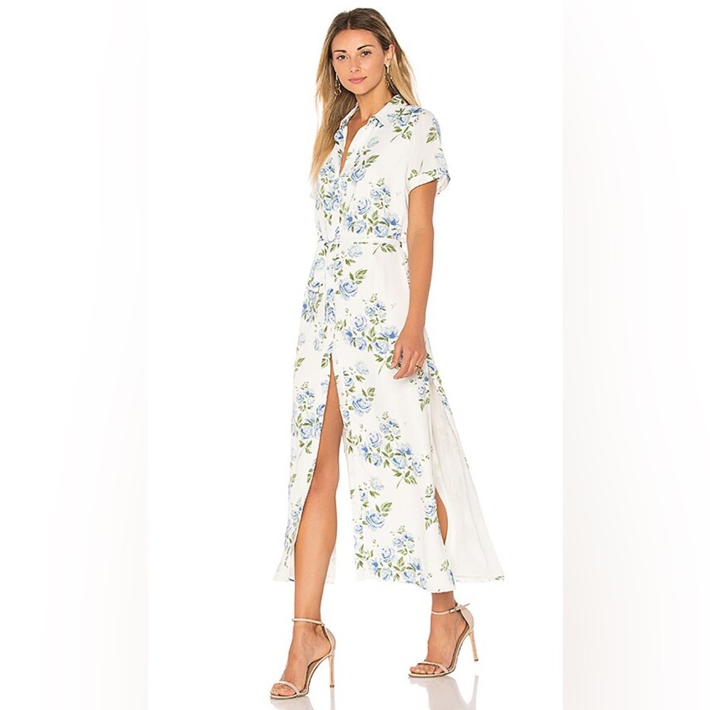 L’Academie Floral Shirt Dress